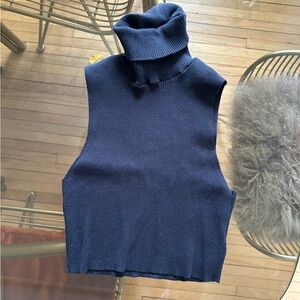 Free People Sleeveless Turtleneck Sweater